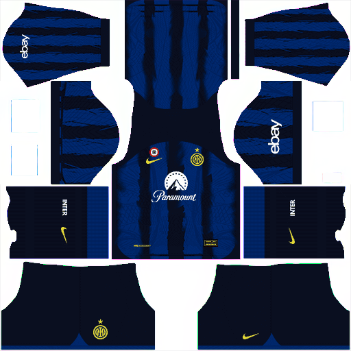 Inter Milan Kit Serie A 2023 2024 DLS 2019 DREAM KITS