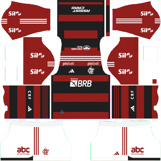 Kit Flamengo / Brasileirão 2023 Dream League Soccer