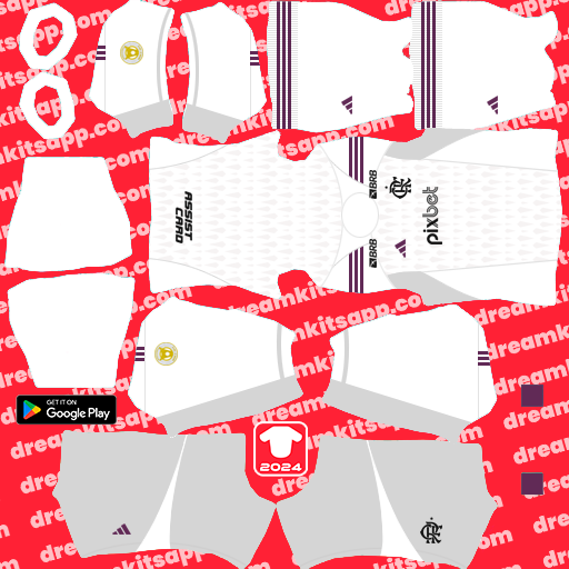 GK Third Kit Flamengo / Brasileirão 2024 Dream League Soccer