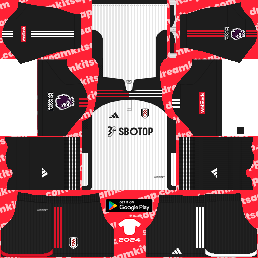 Kit Fulham / Premier League 2023-2024 Dream League Soccer