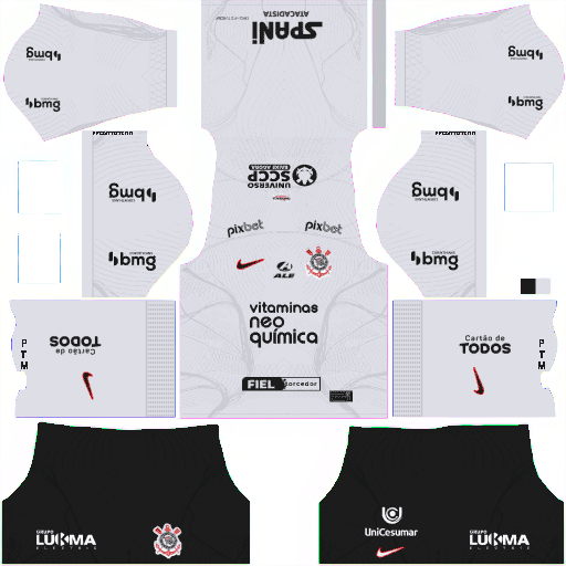 Kit Corinthians / Brasileirão 2023 Dream League Soccer