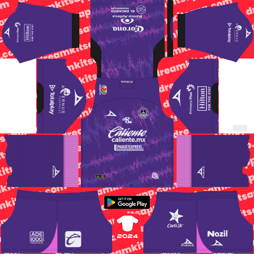 Home Kit Mazatlán FC / Liga MX 2024-2025 Dream League Soccer