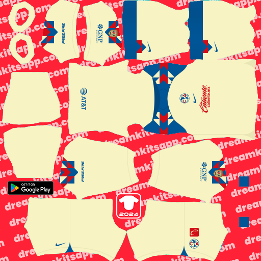 Kit America / Liga MX 2023-2024 Dream League Soccer