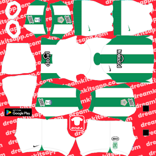 Kit Atlético Nacional / Liga BetPlay 2023 Dream League Soccer