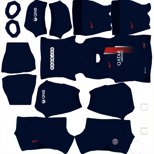 Kit Paris Saint-Germain / Ligue 1 2023-2024 Dream League Soccer