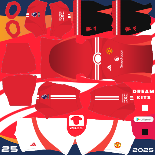 Kit Manchester United / Premier League 2024-2025 Dream League Soccer