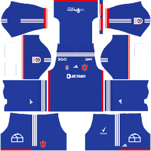 Kit Universidad de Chile / Campeonato AFP PlanVital 2023 Dream League Soccer