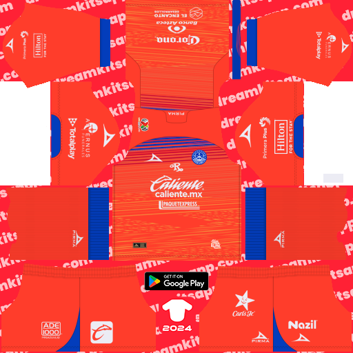 Kit Mazatlán FC / Liga MX 2024-2025 Visitante Dream League Soccer