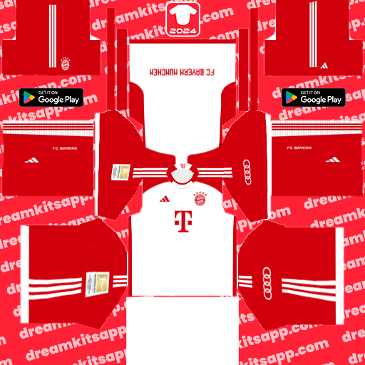 Kit Bayern Munich / Bundesliga 2023-2024 Dream League Soccer