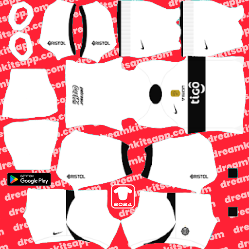 Kit Club Olimpia / Copa de Primera 2023 Dream League Soccer