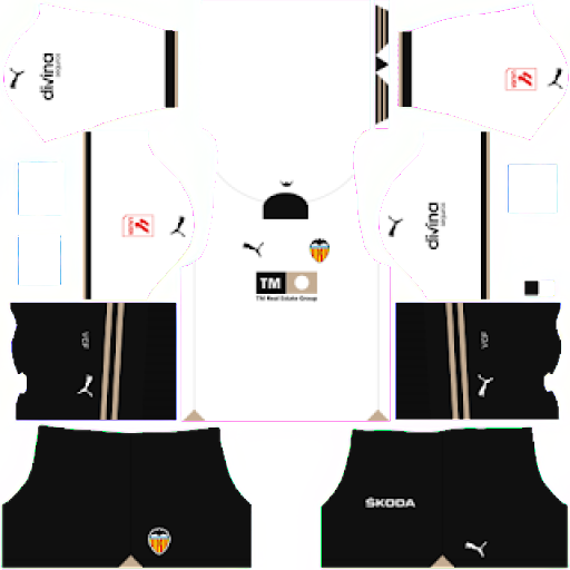 Kit Valencia / LaLiga EA Sports 2023-2024 Dream League Soccer