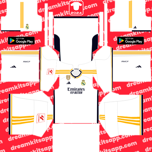 Kit Real Madrid / LaLiga EA Sports 2023-2024 Dream League Soccer