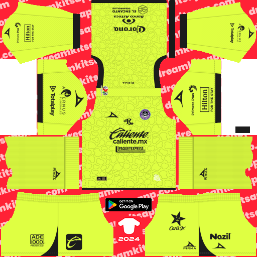 GK Home Kit Mazatlán FC / Liga MX 2024-2025 Dream League Soccer